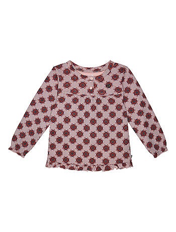 TEE SHIRT ISMENE INTERLOCK MANCHES LONGUES ENFANT