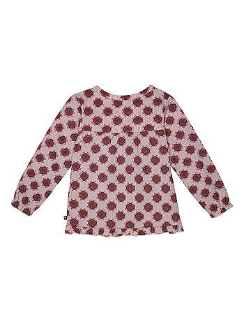TEE SHIRT ISMENE INTERLOCK MANCHES LONGUES ENFANT