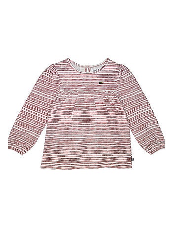 TEE SHIRT IVONE INTERLOCK MANCHES LONGUES ENFANT