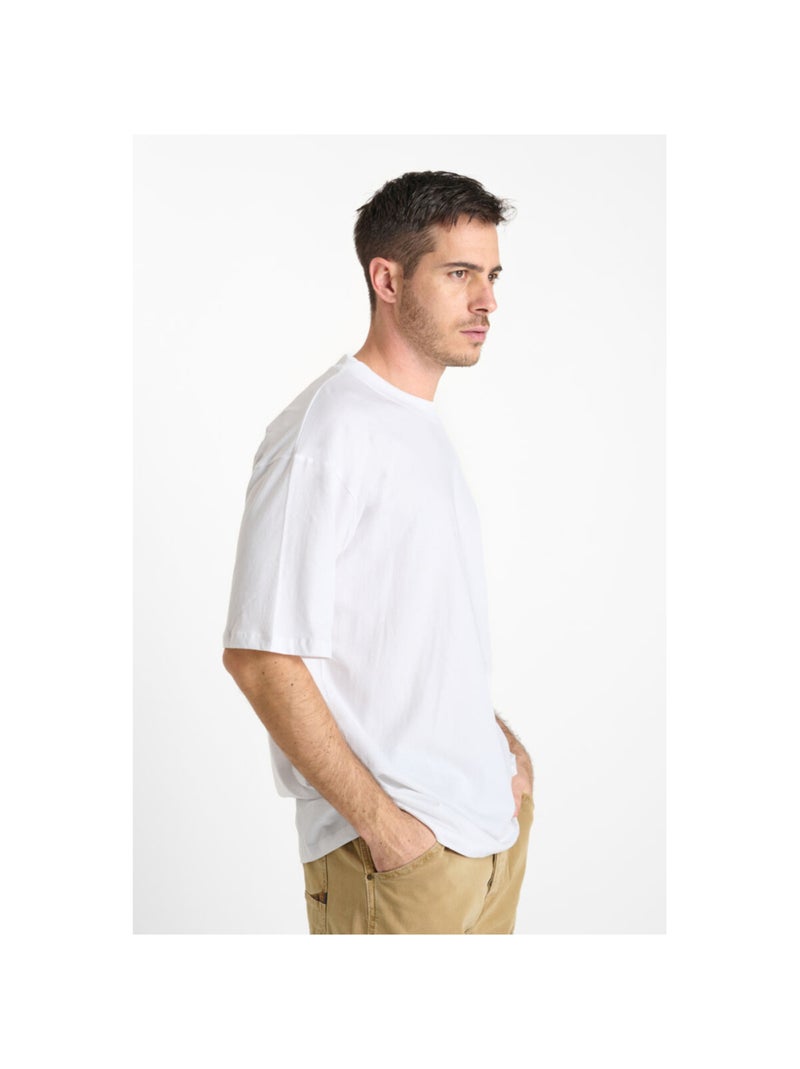 Tee-Shirt JACKBO 'Le Temps Des Cerises' Blanc - Kiabi