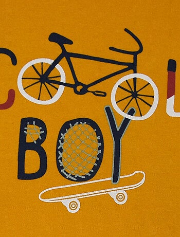 TEE SHIRT JAKOB INTERLOCK MANCHES LONGUES ENFANT