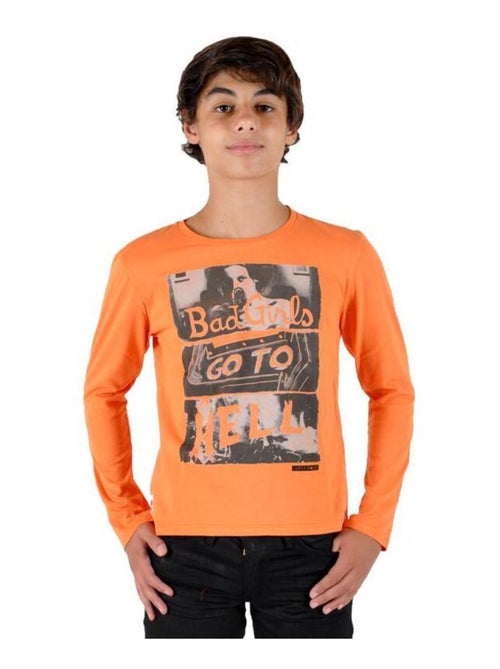 Tee Shirt Japan Rags Enfant Manches Longues - Kiabi