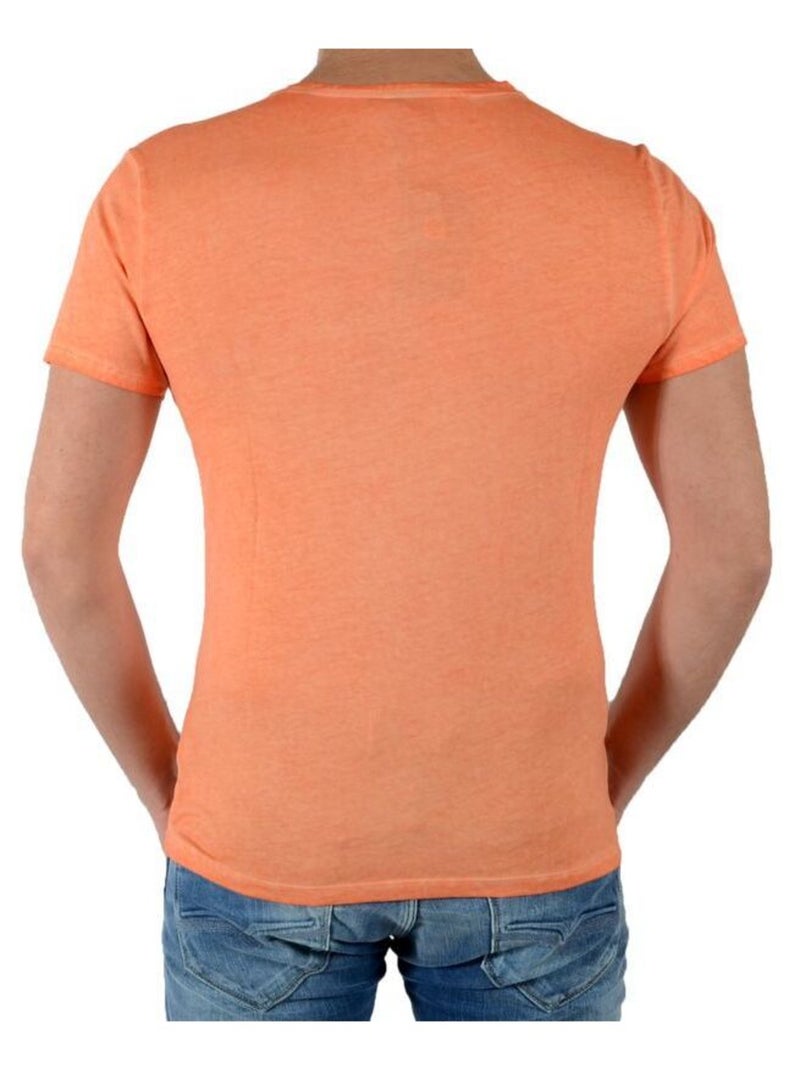 Tee Shirt Japan Rags Snake Orange - Kiabi