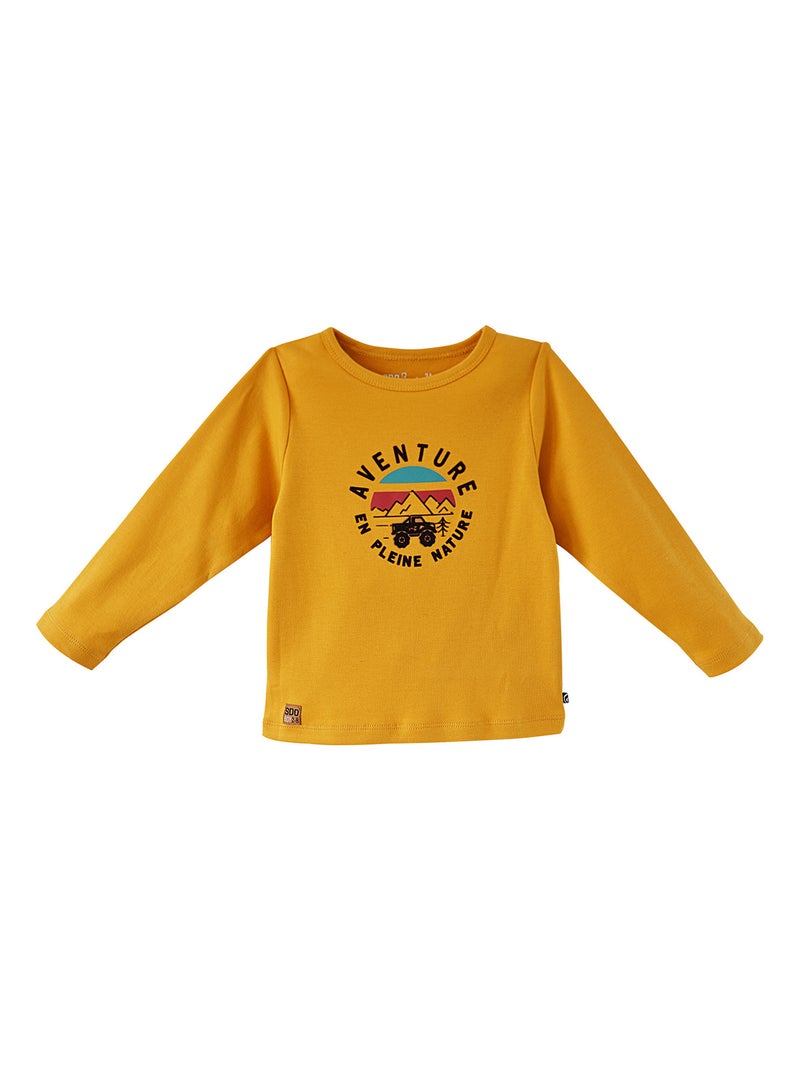 TEE SHIRT JAUNE DEYNIS Jaune - Kiabi