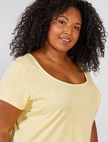 Tee-shirt jersey flammé - Kiabi