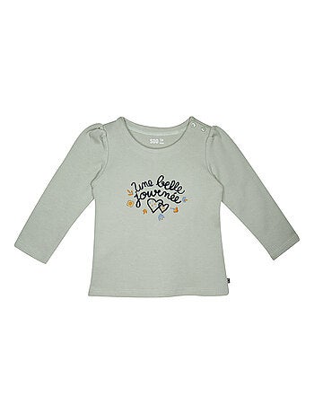 TEE SHIRT JESSICA INTERLOCK MANCHES LONGUES ENFANT