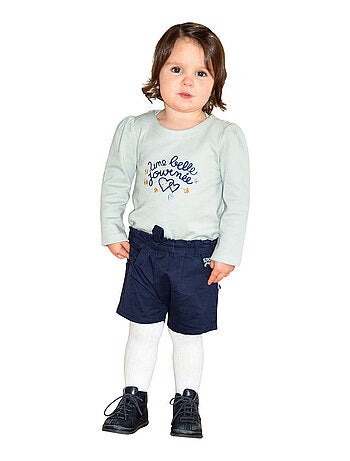 TEE SHIRT JESSICA INTERLOCK MANCHES LONGUES ENFANT