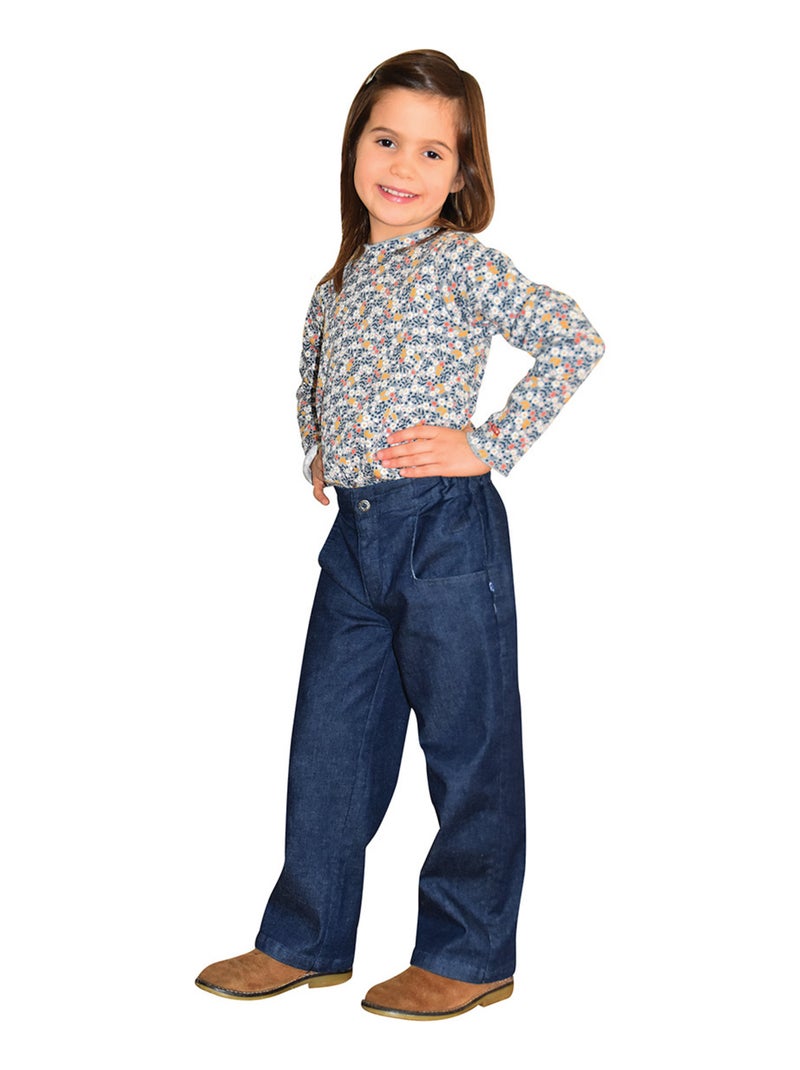 TEE SHIRT JOANNE MANCHES LONGUES ENFANT Blanc - Kiabi