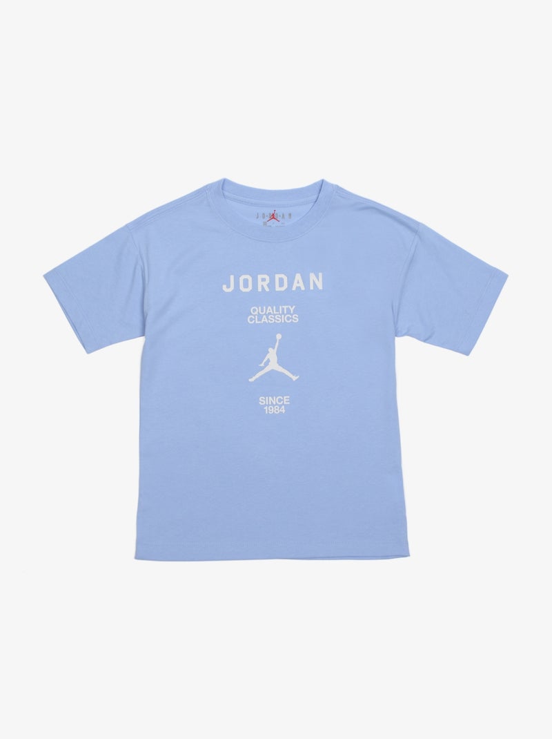 Tee shirt Jordan manches courtes Bleu clair - Kiabi