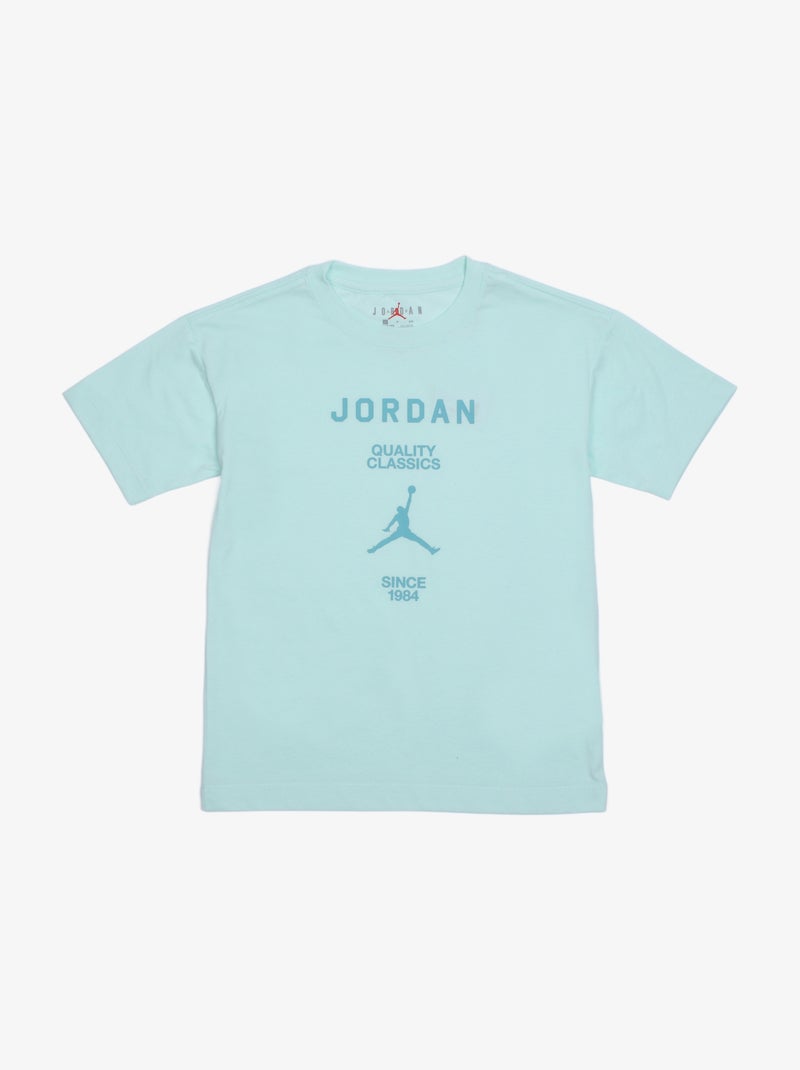 Tee shirt Jordan manches courtes Bleu - Kiabi