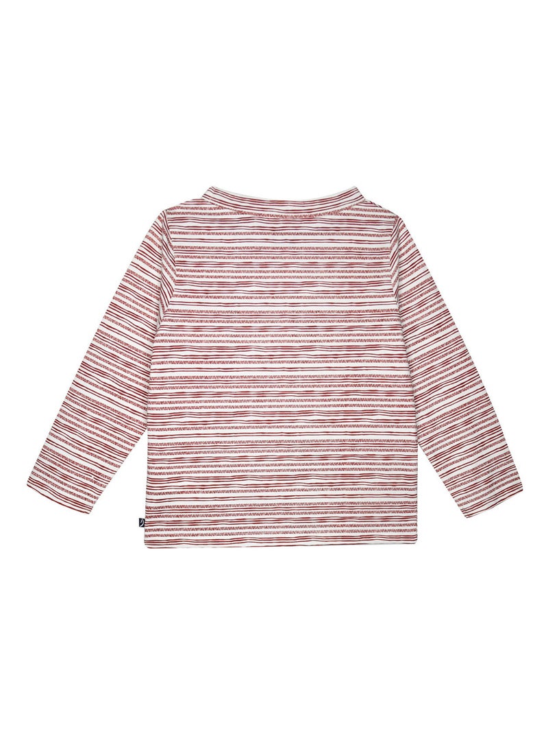 TEE SHIRT JOSUE MANCHES LONGUES ENFANT Blanc - Kiabi