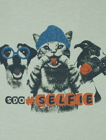 TEE SHIRT JULES INTERLOCK MANCHES LONGUES ENFANT