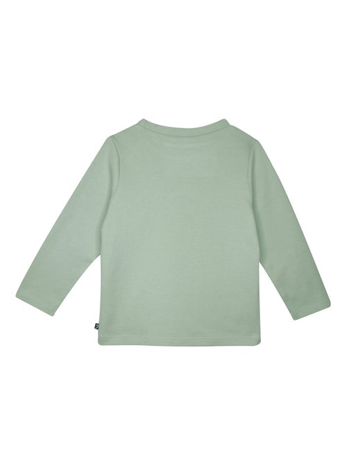 TEE SHIRT JULES INTERLOCK MANCHES LONGUES ENFANT - Kiabi