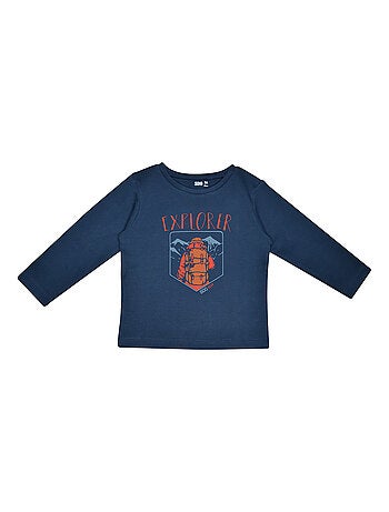 TEE SHIRT JULIEN INTERLOCK MANCHES LONGUES ENFANT