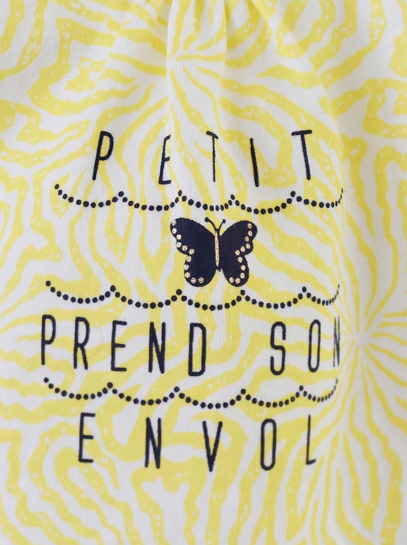 TEE-SHIRT + JUPE CHARLINE Bleu - Kiabi