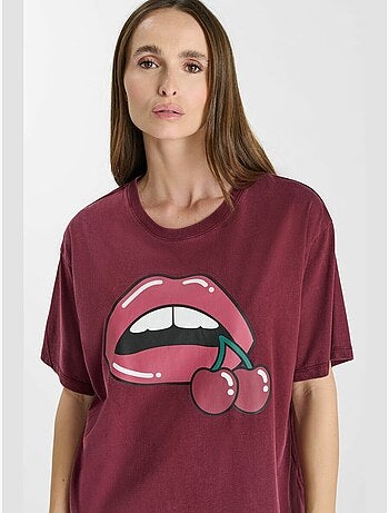 Tee-shirt kalya 'le temps des cerises'