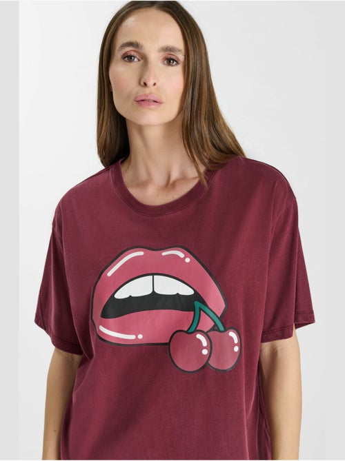 Tee-shirt kalya 'le temps des cerises' - Kiabi Tee-shirt kalya 'le temps des cerises' - Kiabi