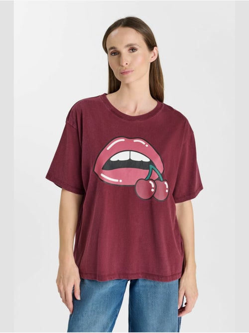 Tee-shirt kalya 'le temps des cerises' - Kiabi Tee-shirt kalya 'le temps des cerises' - Kiabi