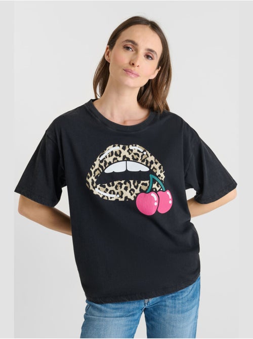 Tee-Shirt KANI 'Le Temps Des Cerises' - Kiabi