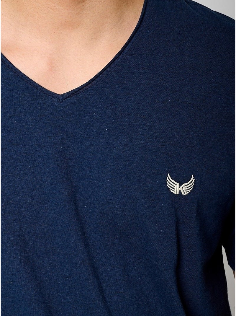 Tee Shirt Kaporal Beter Bleu foncé - Kiabi