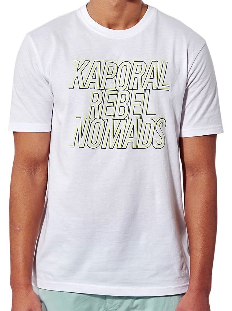 Tee-Shirt Kaporal Darin Blanc - Kiabi