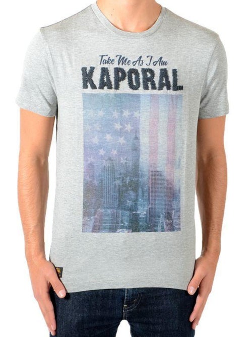 Tee Shirt Kaporal Enfant Leder Grey Melanged - Kiabi