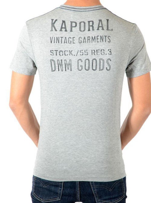 Tee Shirt Kaporal Enfant Leder Grey Melanged - Kiabi
