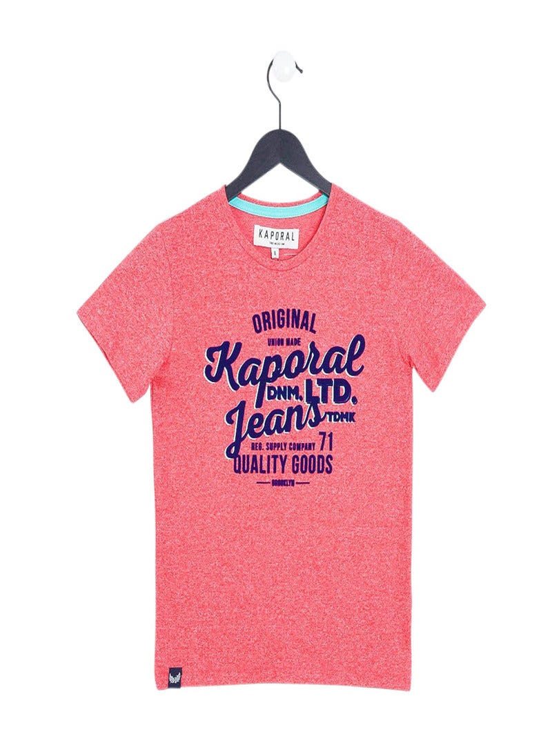 Tee-Shirt Kaporal Enfant Mixi Ketchup Rouge - Kiabi
