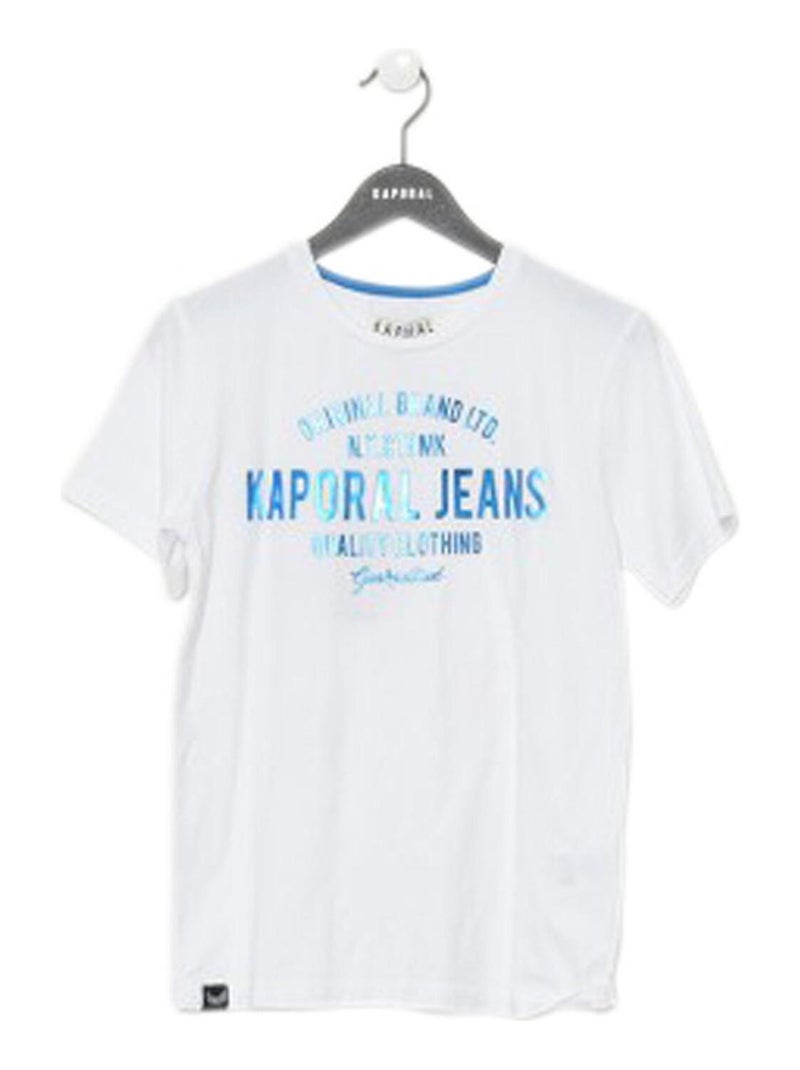 Tee-Shirt Kaporal Enfant Moil Optical White Blanc - Kiabi