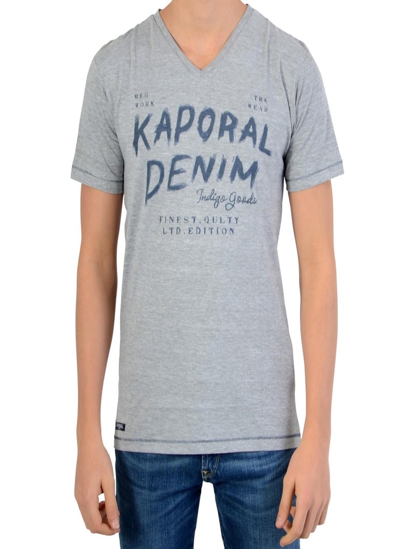 Tee Shirt Kaporal Enfant Moxi Gris - Kiabi