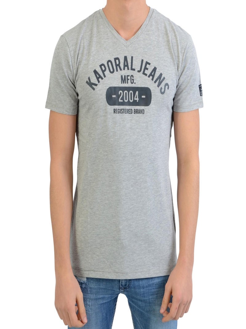 Tee-Shirt Kaporal Enfant Rudy Gris - Kiabi