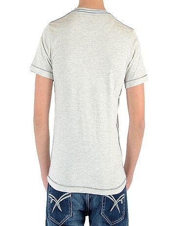 Tee Shirt Kaporal Enfant Thoop Ecru Melanged