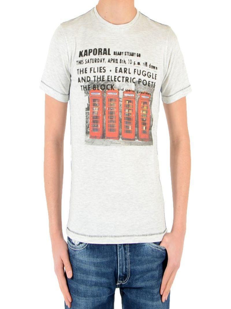 Tee Shirt Kaporal Enfant Thoop Ecru Melanged Beige - Kiabi