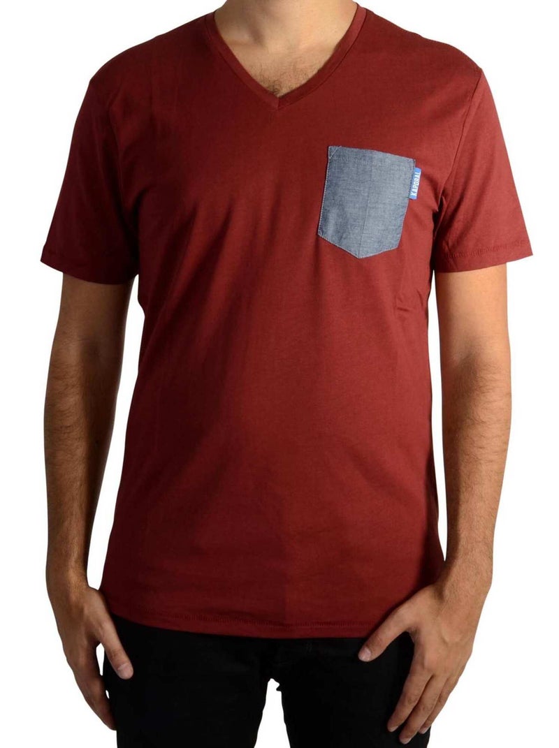 Tee Shirt Kaporal Givar Rouge - Kiabi