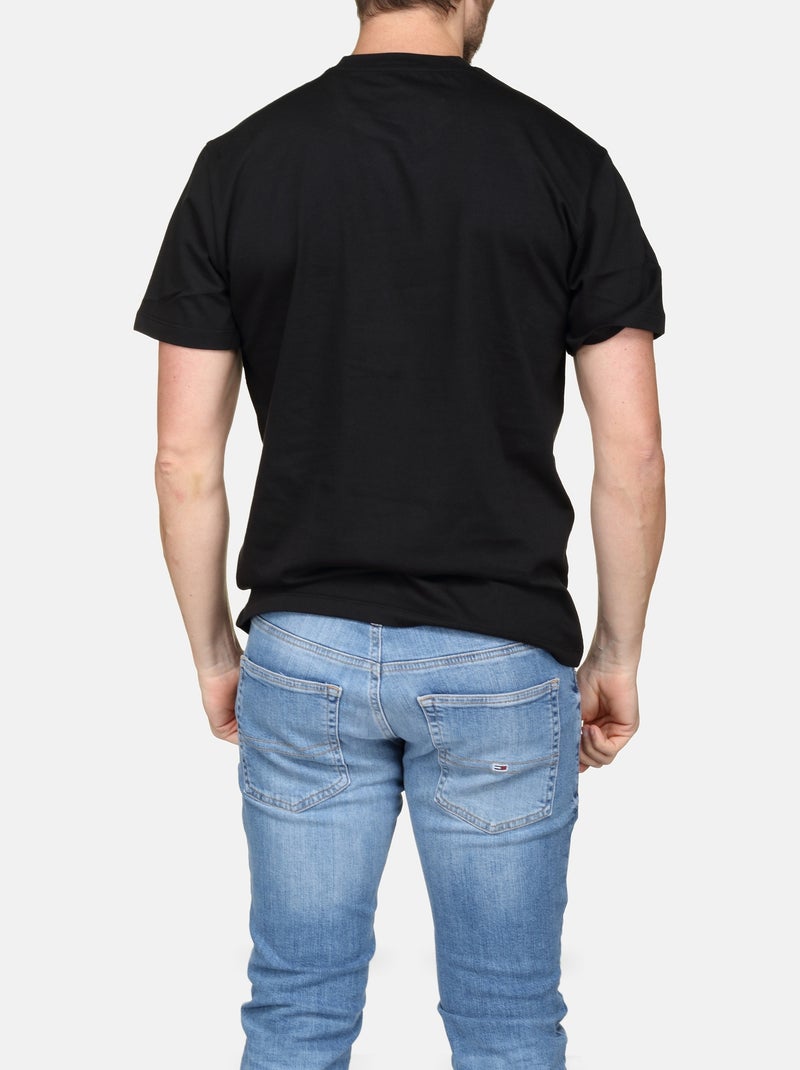 Tee Shirt Kaporal imprimé Noir - Kiabi