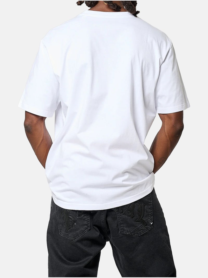 Tee Shirt Kaporal manches courtes Blanc - Kiabi