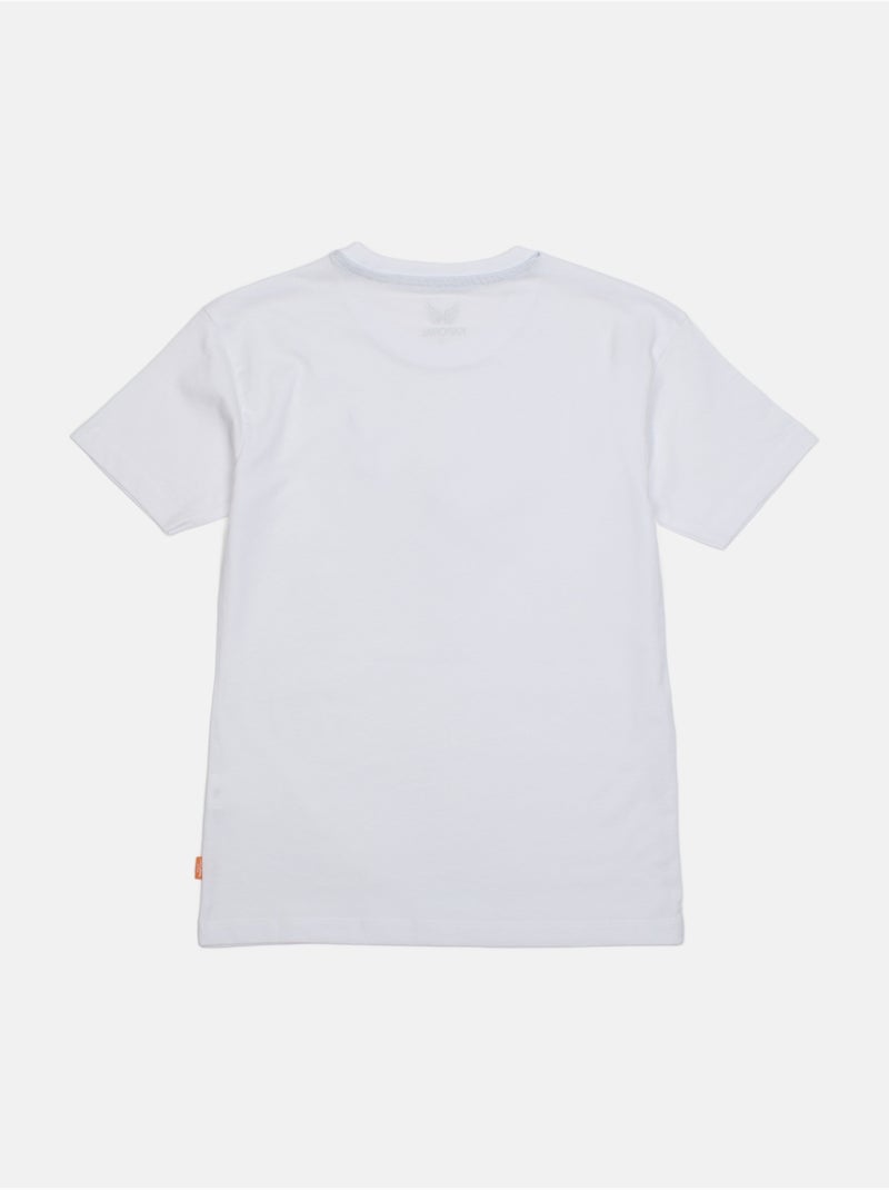 Tee Shirt Kaporal manches courtes Blanc - Kiabi