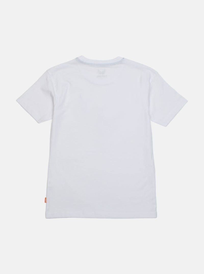 Tee Shirt Kaporal manches courtes Blanc - Kiabi