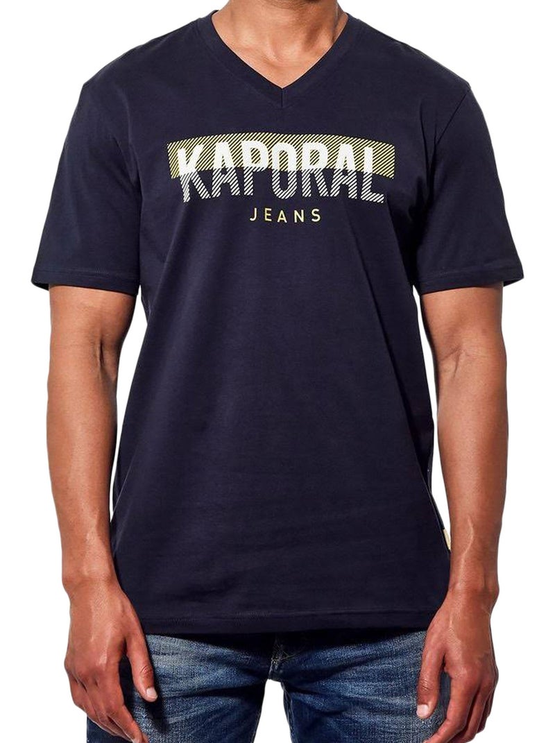 Tee Shirt Kaporal Robuk Bleu - Kiabi