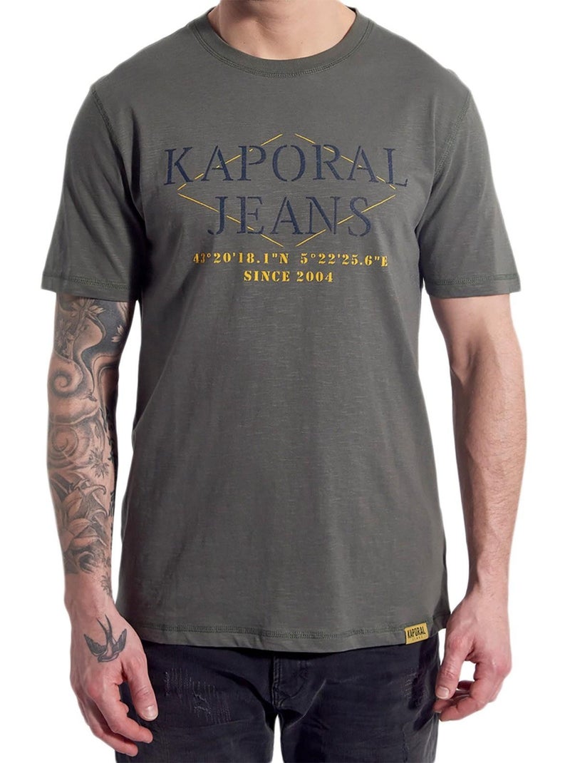 Tee Shirt Kaporal Tito Vert - Kiabi