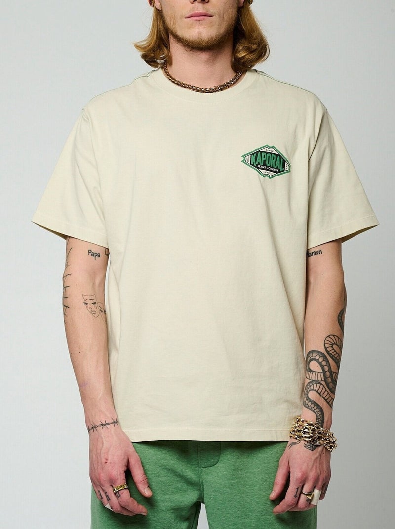 Tee Shirt Kaporal Titus Beige - Kiabi