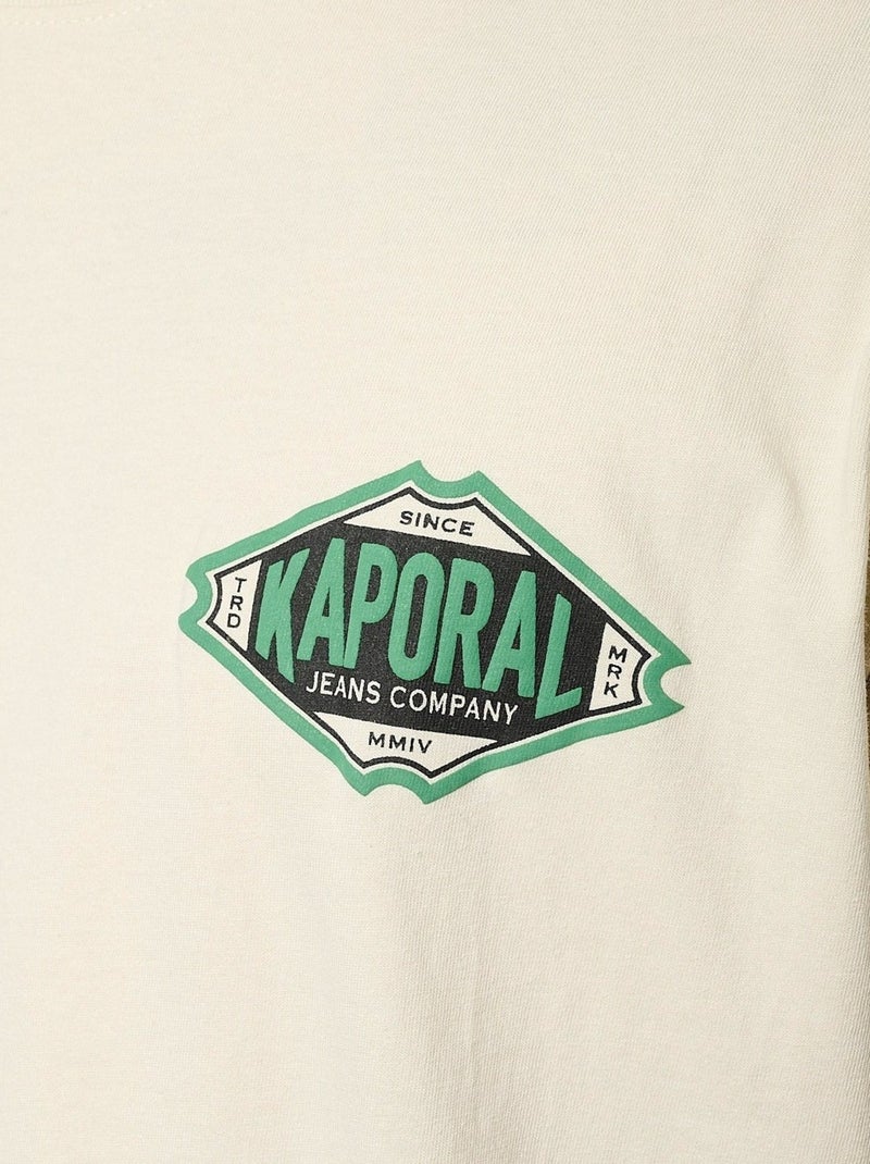 Tee Shirt Kaporal Titus Beige - Kiabi