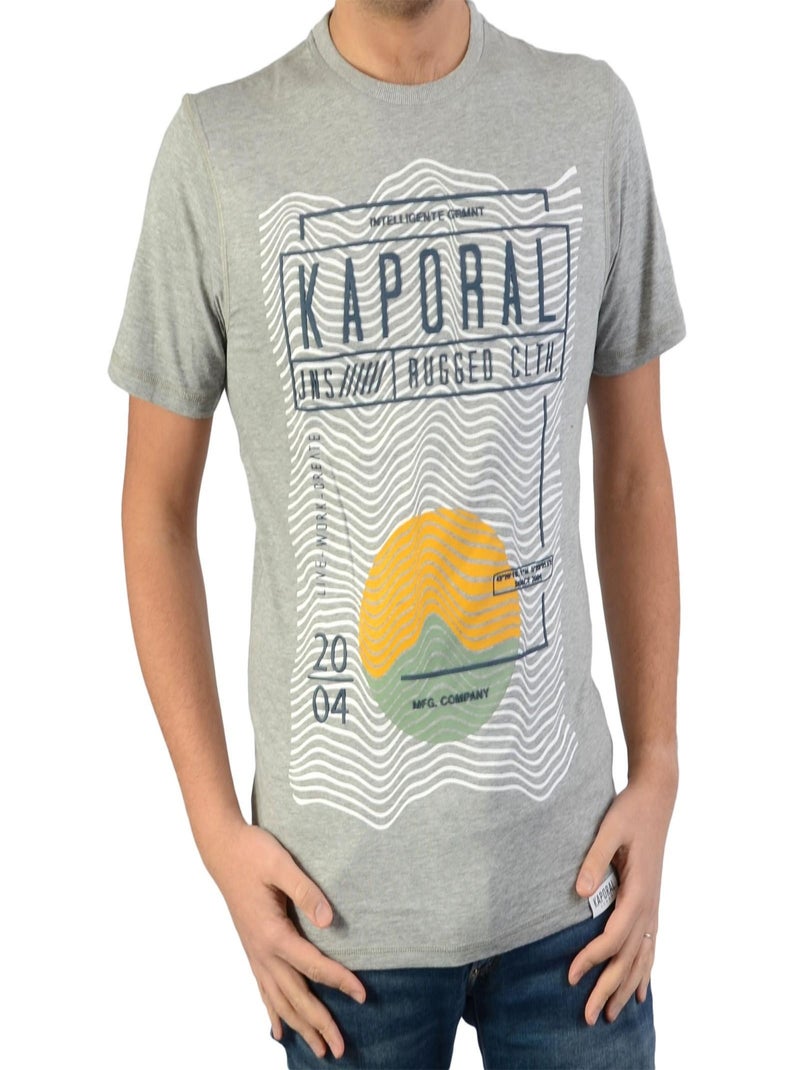 Tee Shirt Kaporal Tulio Gris - Kiabi