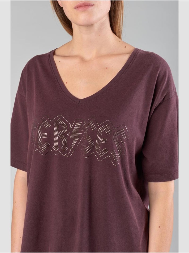 Tee-Shirt KARA 'Le Temps Des Cerises' Rouge - Kiabi