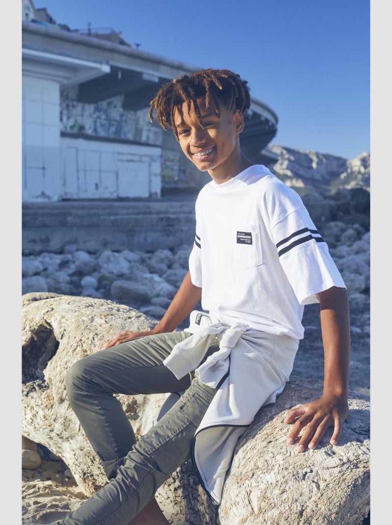 Tee-Shirt KEIBO 'Le Temps Des Cerises' Blanc - Kiabi
