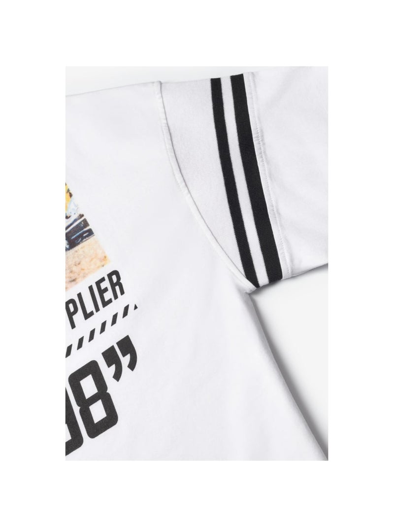 Tee-Shirt KEIBO 'Le Temps Des Cerises' Blanc - Kiabi