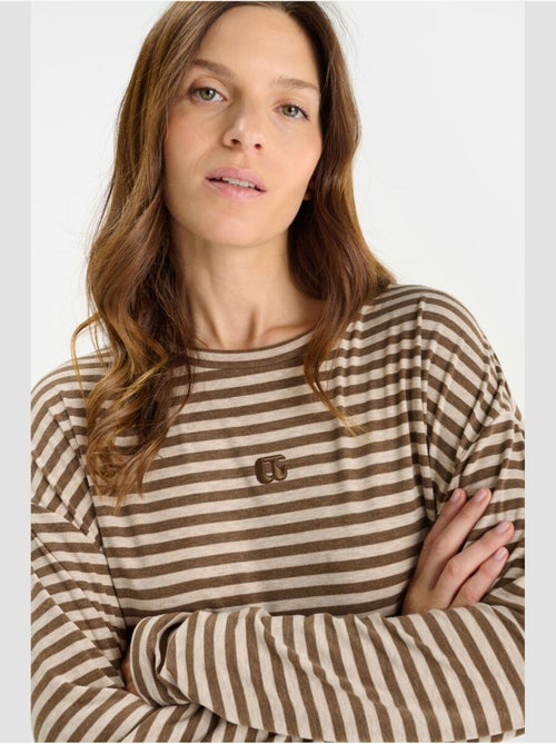 Tee-Shirt KINA 'Le Temps Des Cerises' - Kiabi Tee-Shirt KINA 'Le Temps Des Cerises' - Kiabi