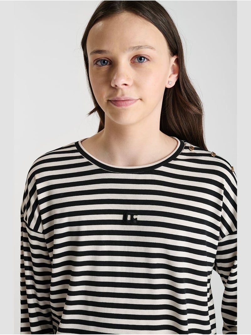 Tee-Shirt KINAGI 'Le Temps Des Cerises' Noir - Kiabi
