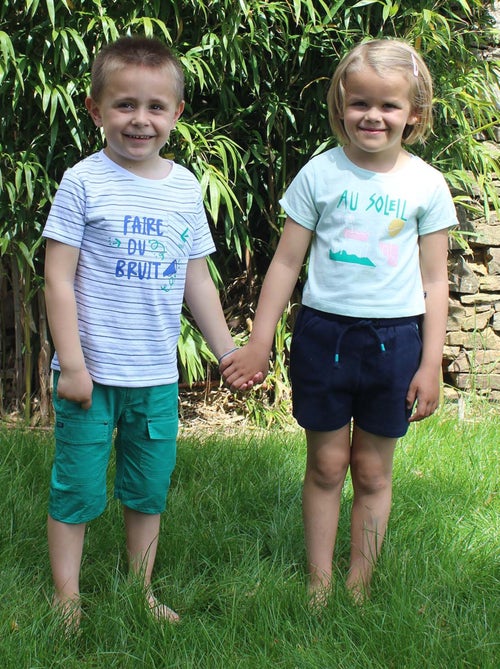 TEE SHIRT LAMBERTINE MANCHES COURTES ENFANT - Kiabi