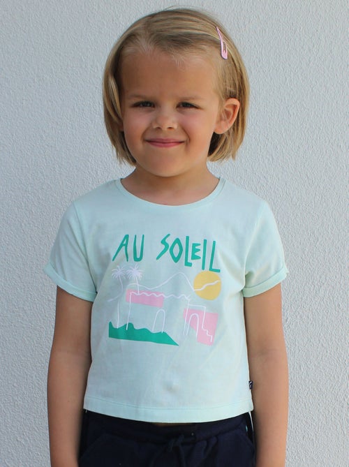 TEE SHIRT LAMBERTINE MANCHES COURTES ENFANT - Kiabi